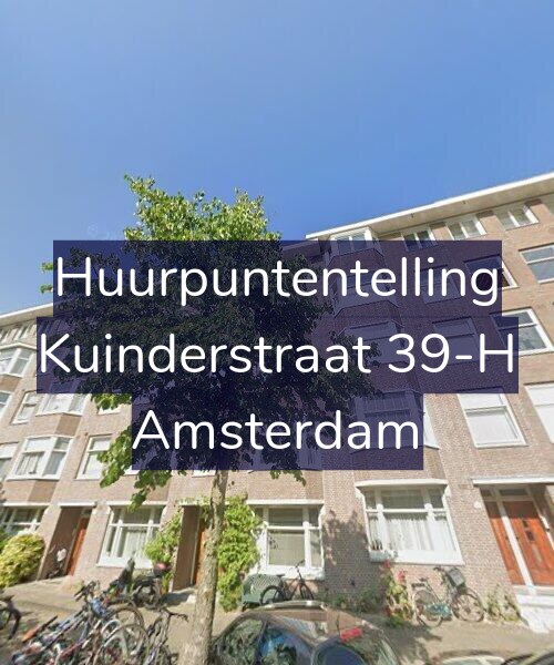 Foto gevel Huurpuntentelling voor Kuinderstraat 39-H, Amsterdam