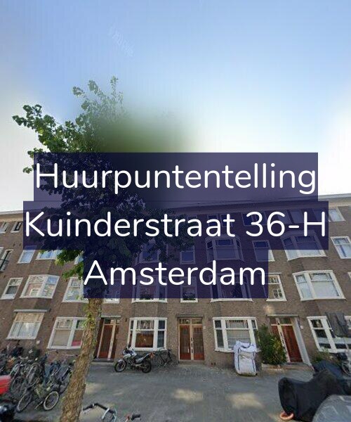 Foto gevel Huurpuntentelling voor Kuinderstraat 36-H, Amsterdam