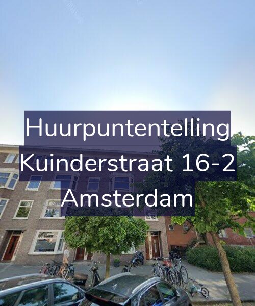 Foto gevel Huurpuntentelling voor Kuinderstraat 16-2, Amsterdam