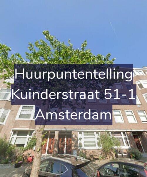 Foto gevel Huurpuntentelling voor Kuinderstraat 51-1, Amsterdam