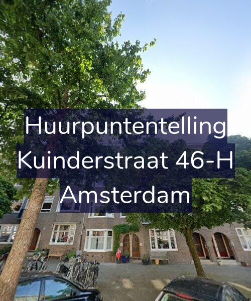 Foto gevel Huurpuntentelling voor Kuinderstraat 46-H, Amsterdam