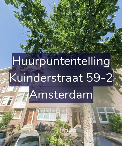 Foto gevel Huurpuntentelling voor Kuinderstraat 59-2, Amsterdam