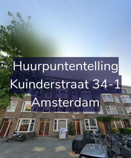 Foto gevel Huurpuntentelling voor Kuinderstraat 34-1, Amsterdam