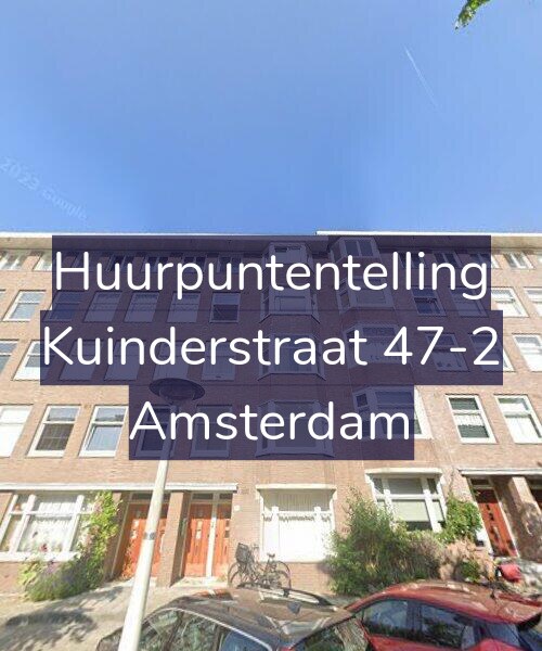 Foto gevel Huurpuntentelling voor Kuinderstraat 47-2, Amsterdam