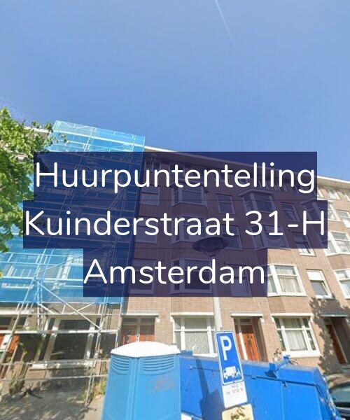 Foto gevel Huurpuntentelling voor Kuinderstraat 31-H, Amsterdam