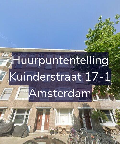 Foto gevel Huurpuntentelling voor Kuinderstraat 17-1, Amsterdam