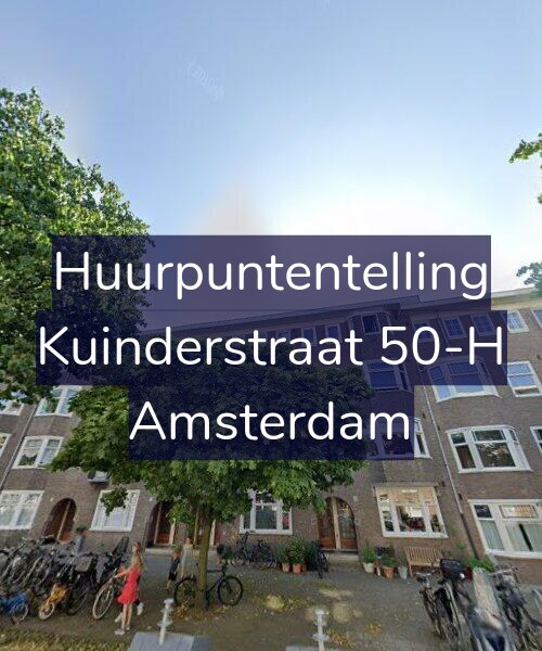 Foto gevel Huurpuntentelling voor Kuinderstraat 50-H, Amsterdam