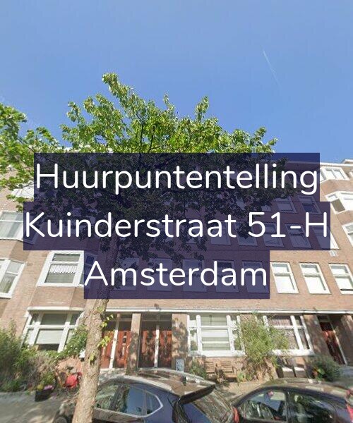 Foto gevel Huurpuntentelling voor Kuinderstraat 51-H, Amsterdam