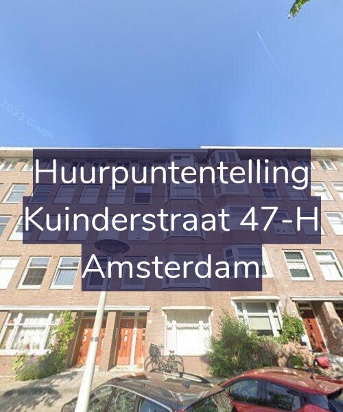 Foto gevel Huurpuntentelling voor Kuinderstraat 47-H, Amsterdam