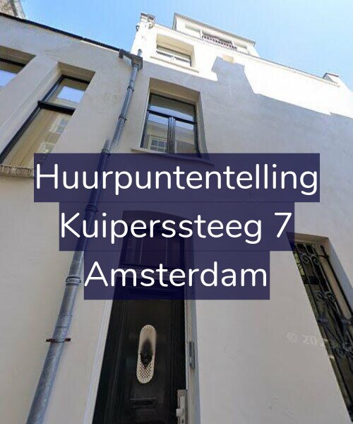 Foto gevel Huurpuntentelling voor Kuiperssteeg 7, Amsterdam