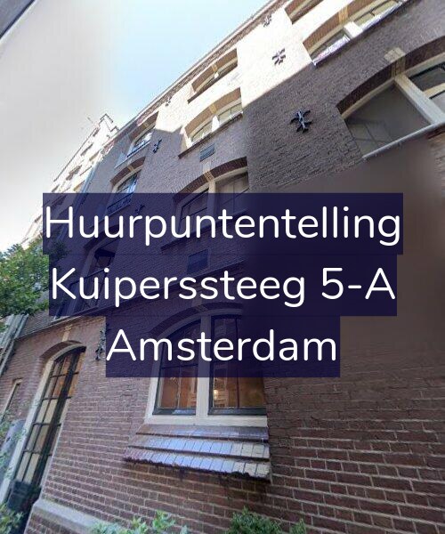 Foto gevel Huurpuntentelling voor Kuiperssteeg 5-A, Amsterdam