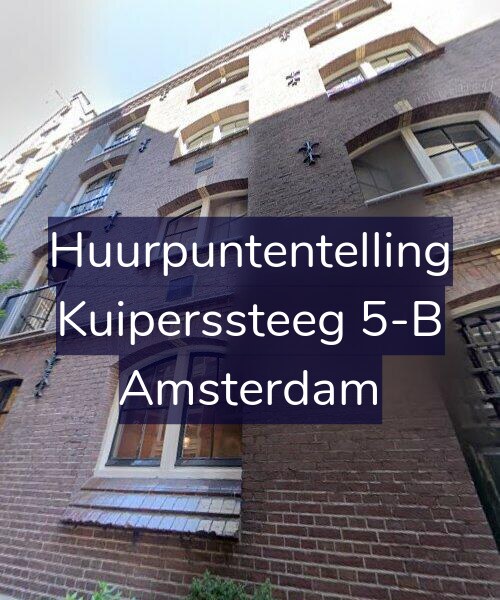 Foto gevel Huurpuntentelling voor Kuiperssteeg 5-B, Amsterdam