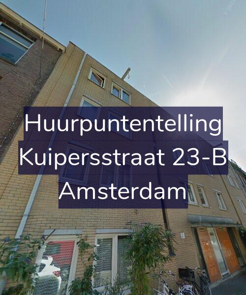 Foto gevel Huurpuntentelling voor Kuipersstraat 23-B, Amsterdam