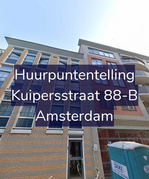 Foto gevel Huurpuntentelling voor Kuipersstraat 88-B, Amsterdam