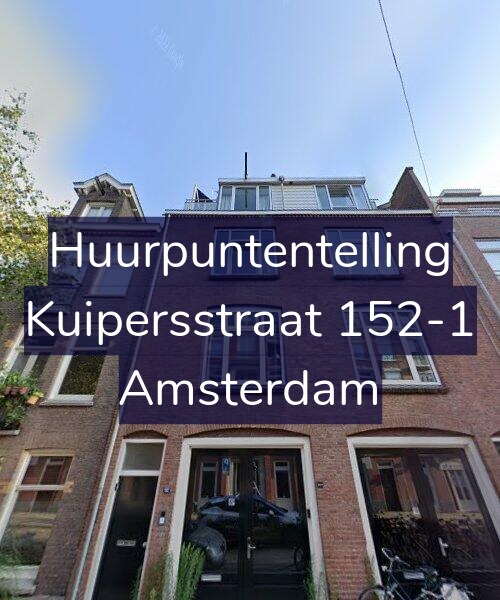 Foto gevel Huurpuntentelling voor Kuipersstraat 152-1, Amsterdam