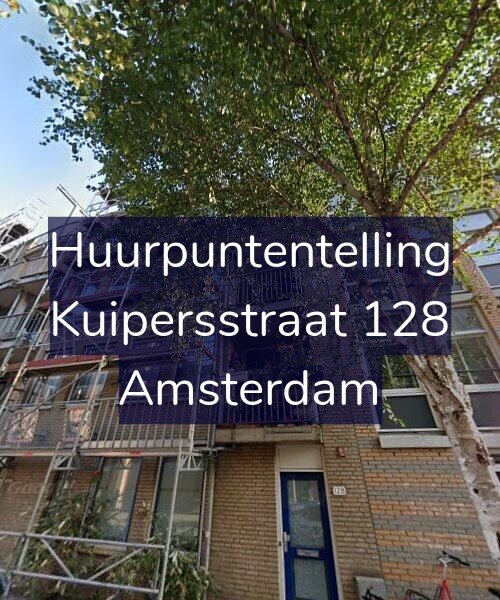 Foto gevel Huurpuntentelling voor Kuipersstraat 128, Amsterdam