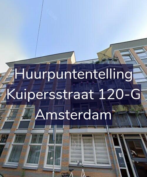 Foto gevel Huurpuntentelling voor Kuipersstraat 120-G, Amsterdam