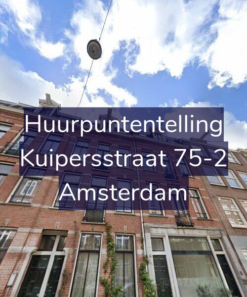 Foto gevel Huurpuntentelling voor Kuipersstraat 75-2, Amsterdam