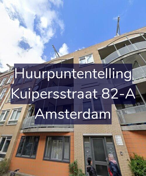 Foto gevel Huurpuntentelling voor Kuipersstraat 82-A, Amsterdam