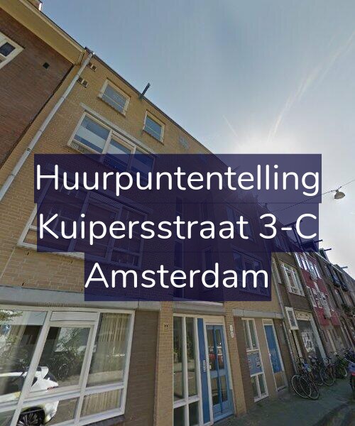 Foto gevel Huurpuntentelling voor Kuipersstraat 3-C, Amsterdam