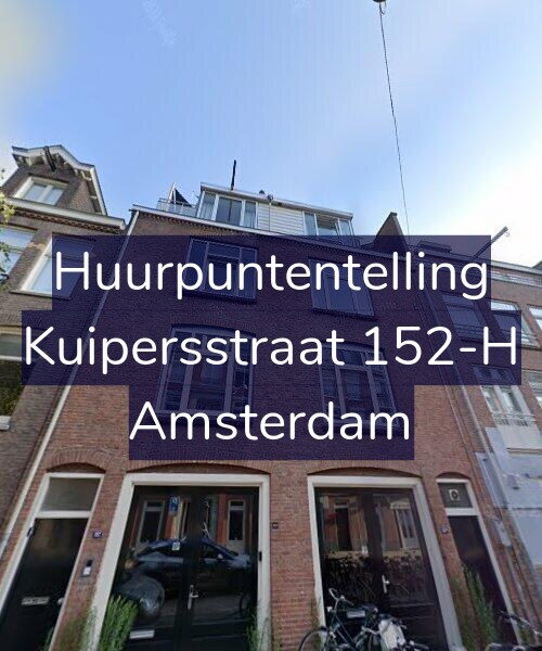Foto gevel Huurpuntentelling voor Kuipersstraat 152-H, Amsterdam