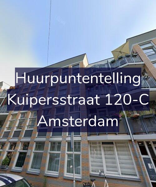 Foto gevel Huurpuntentelling voor Kuipersstraat 120-C, Amsterdam