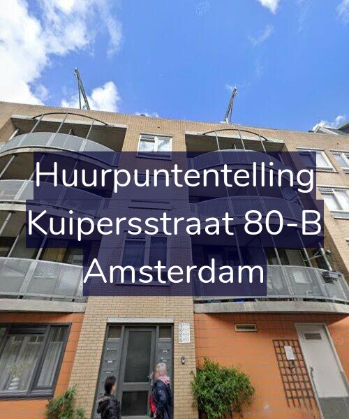 Foto gevel Huurpuntentelling voor Kuipersstraat 80-B, Amsterdam