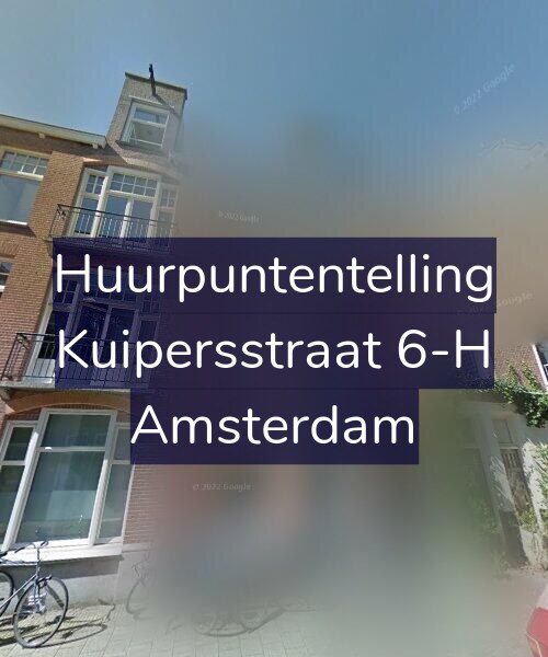 Foto gevel Huurpuntentelling voor Kuipersstraat 6-H, Amsterdam