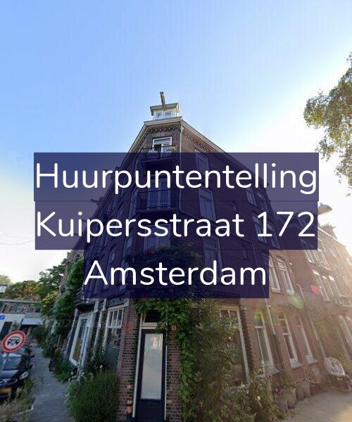Foto gevel Huurpuntentelling voor Kuipersstraat 172, Amsterdam