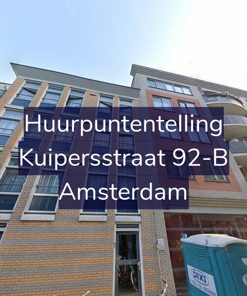 Foto gevel Huurpuntentelling voor Kuipersstraat 92-B, Amsterdam