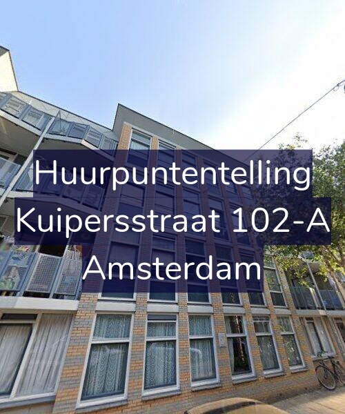 Foto gevel Huurpuntentelling voor Kuipersstraat 102-A, Amsterdam