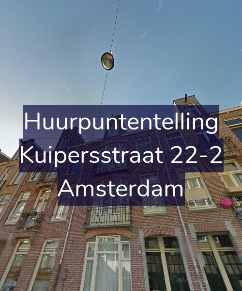 Foto gevel Huurpuntentelling voor Kuipersstraat 22-2, Amsterdam