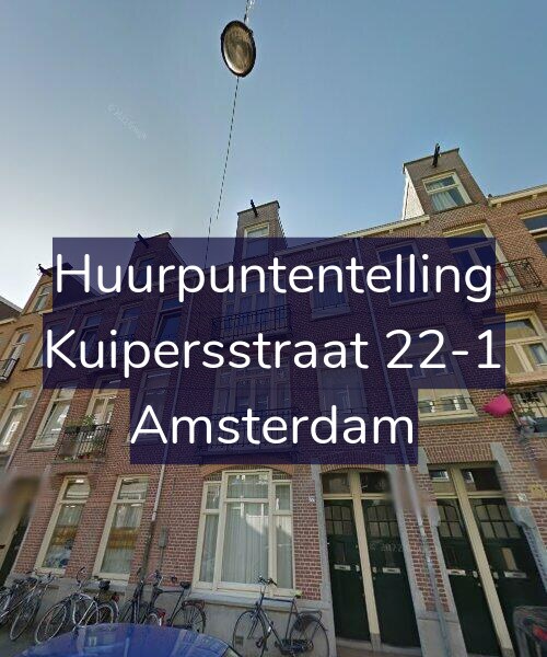 Foto gevel Huurpuntentelling voor Kuipersstraat 22-1, Amsterdam