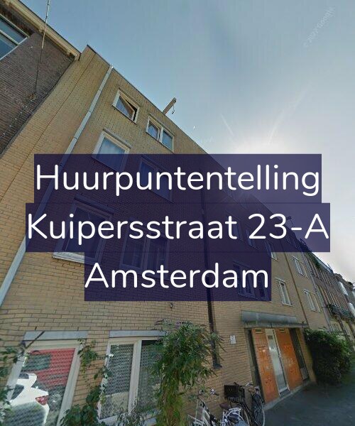 Foto gevel Huurpuntentelling voor Kuipersstraat 23-A, Amsterdam