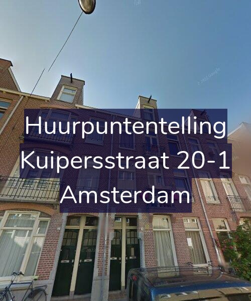 Foto gevel Huurpuntentelling voor Kuipersstraat 20-1, Amsterdam