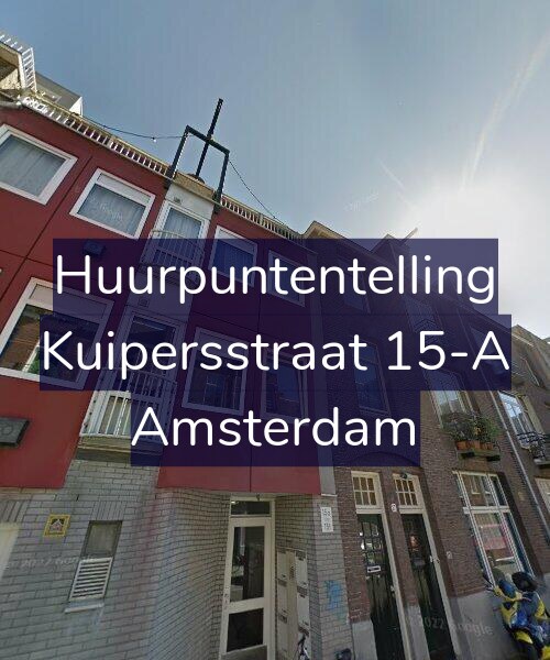 Foto gevel Huurpuntentelling voor Kuipersstraat 15-A, Amsterdam