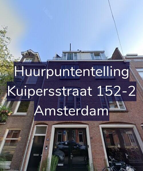 Foto gevel Huurpuntentelling voor Kuipersstraat 152-2, Amsterdam