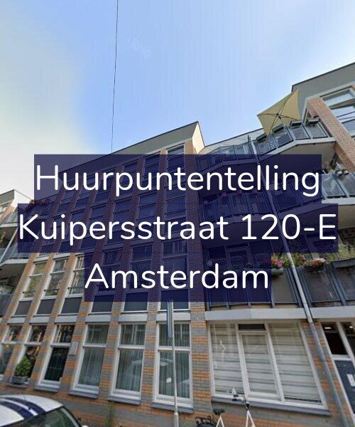 Foto gevel Huurpuntentelling voor Kuipersstraat 120-E, Amsterdam