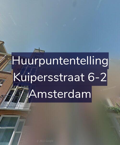 Foto gevel Huurpuntentelling voor Kuipersstraat 6-2, Amsterdam