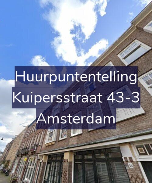 Foto gevel Huurpuntentelling voor Kuipersstraat 43-3, Amsterdam