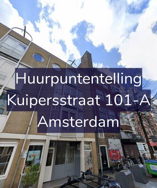 Foto gevel Huurpuntentelling voor Kuipersstraat 101-A, Amsterdam