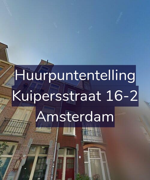 Foto gevel Huurpuntentelling voor Kuipersstraat 16-2, Amsterdam