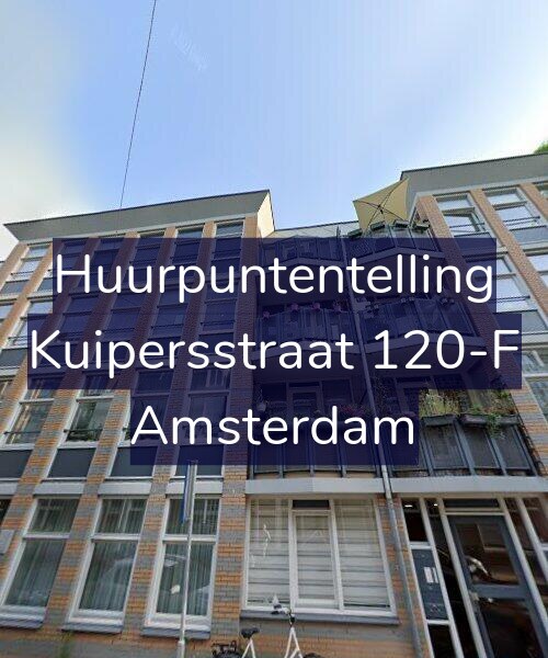 Foto gevel Huurpuntentelling voor Kuipersstraat 120-F, Amsterdam