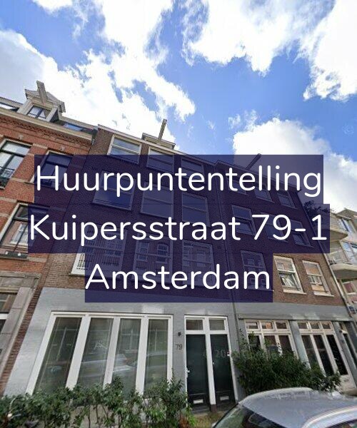 Foto gevel Huurpuntentelling voor Kuipersstraat 79-1, Amsterdam