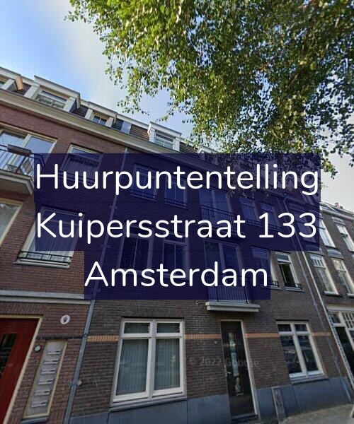 Foto gevel Huurpuntentelling voor Kuipersstraat 133, Amsterdam