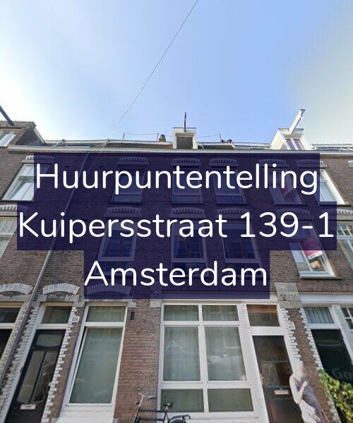 Foto gevel Huurpuntentelling voor Kuipersstraat 139-1, Amsterdam