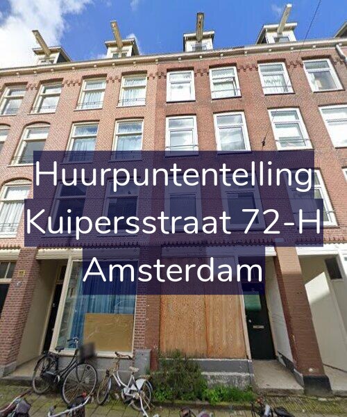 Foto gevel Huurpuntentelling voor Kuipersstraat 72-H, Amsterdam