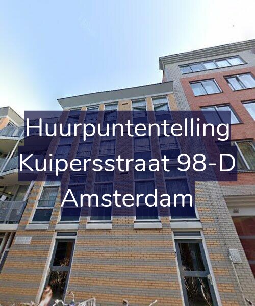 Foto gevel Huurpuntentelling voor Kuipersstraat 98-D, Amsterdam