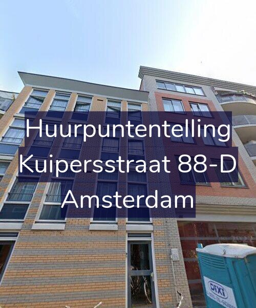 Foto gevel Huurpuntentelling voor Kuipersstraat 88-D, Amsterdam
