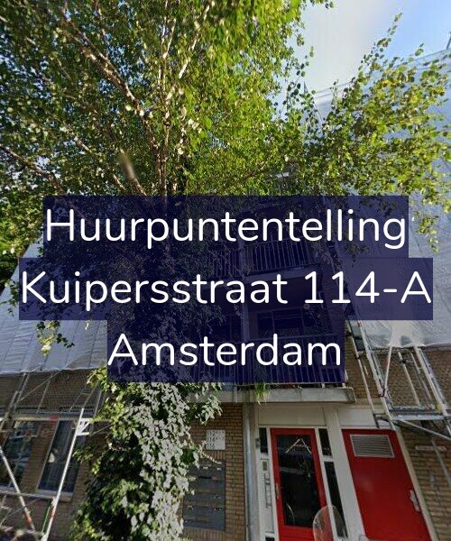 Foto gevel Huurpuntentelling voor Kuipersstraat 114-A, Amsterdam
